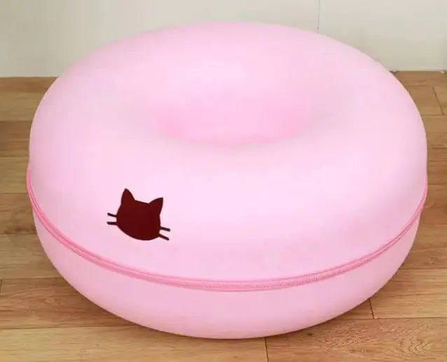 Round Cat Tunnel – Foldable Play Tube