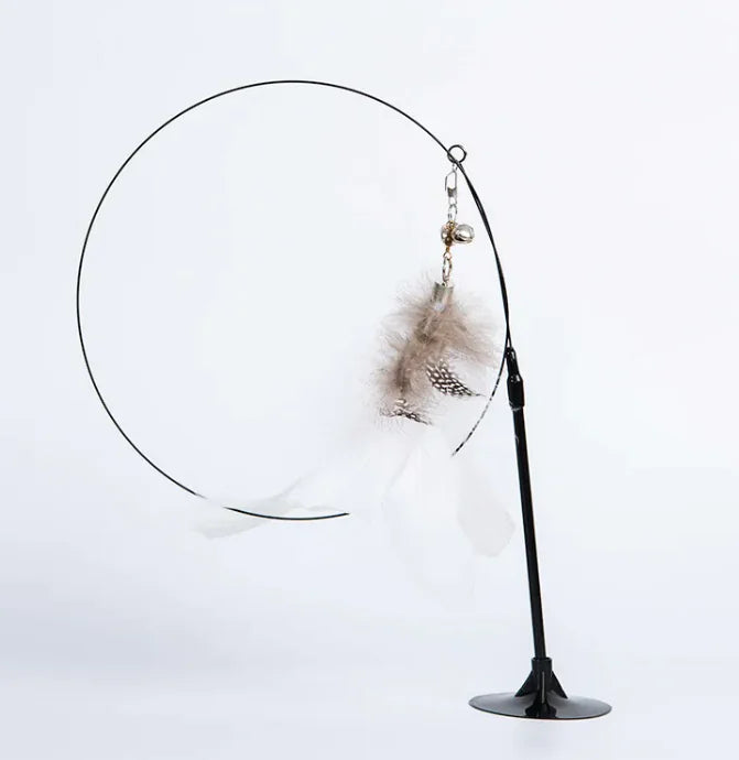 Cat Rod Toy with Strong Suction Cup