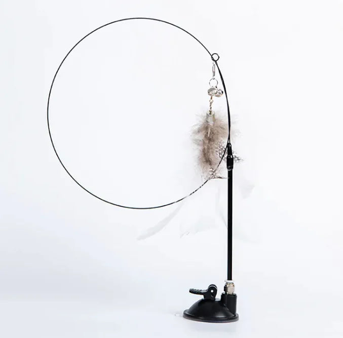 Cat Rod Toy with Strong Suction Cup