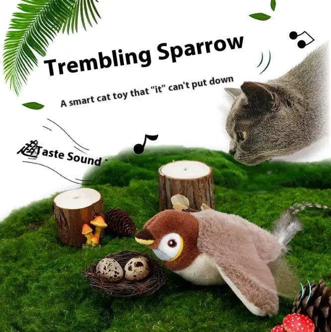Flapping Bird Interactive Cat Toy